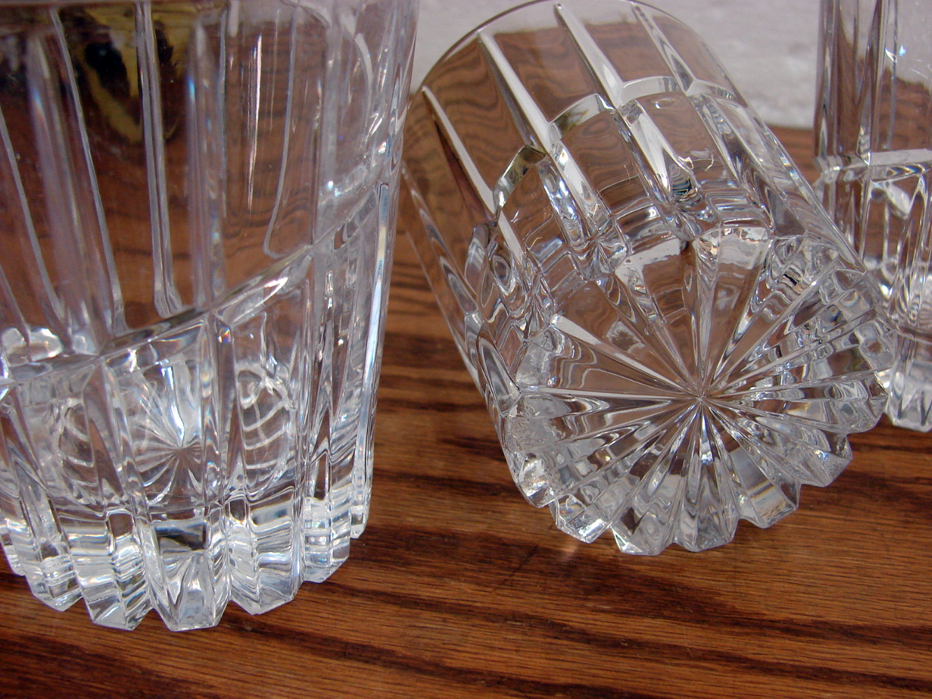 Set/4 Mikasa Crystal Clear Uptown Swirl Double Rocks Old Fashion Glasses - Image 3