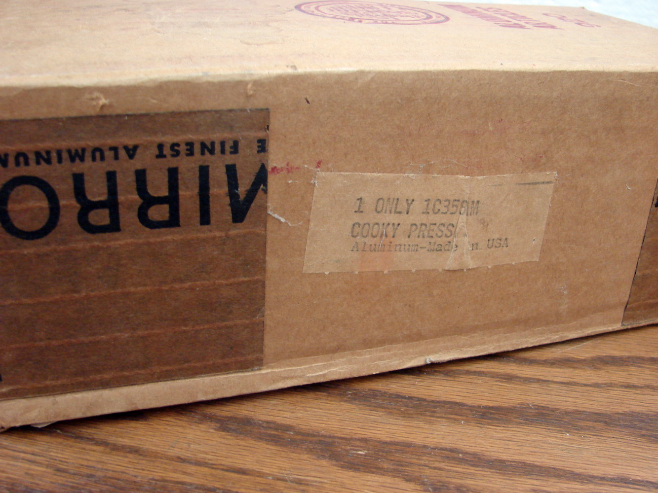 Original Cardboard Box Vintage Mirro #358M Spritz Cookie Cooky Press Fat Reservoir Complete - Image 2