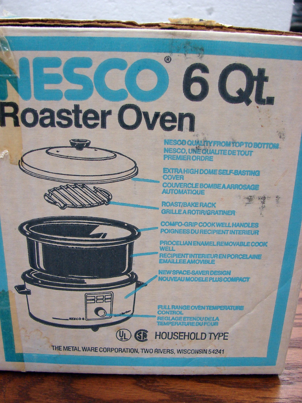 Complete Nesco 6 Qt Roaster Oven #4116-04 Roast Bake Cook Slow Cook All in One - Image 4