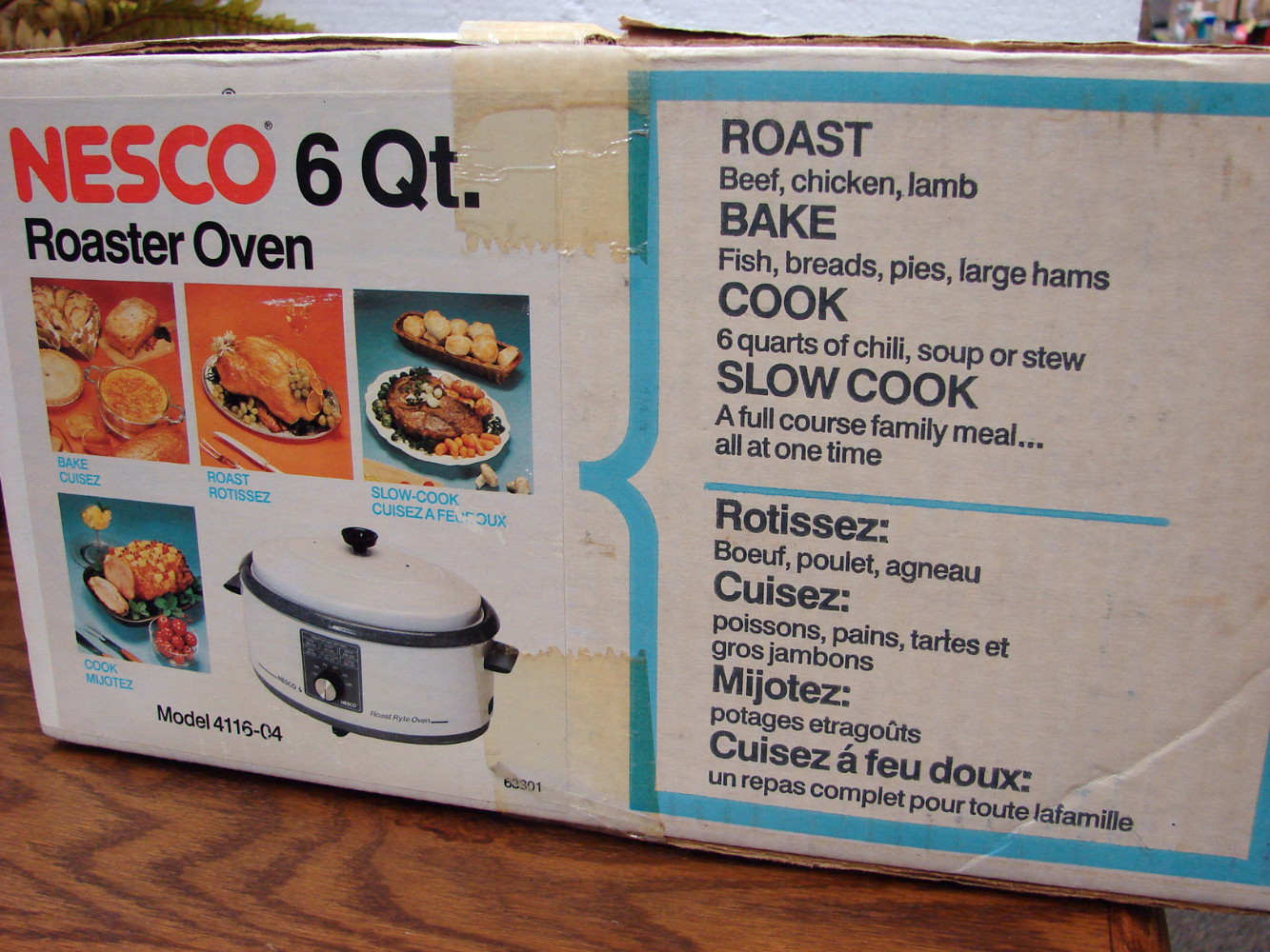Complete Nesco 6 Qt Roaster Oven #4116-04 Roast Bake Cook Slow Cook All in One - Image 5