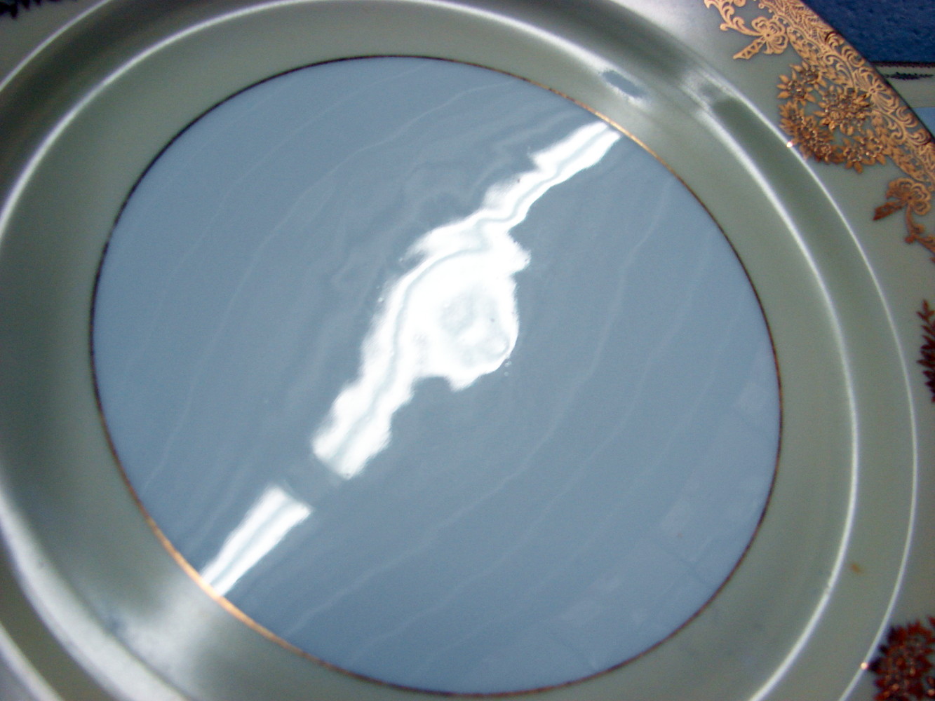 Set/5 Vintage Noritake China Mayfield Dinner Plate 10" Gold Encrusted Dinnerware - Image 3