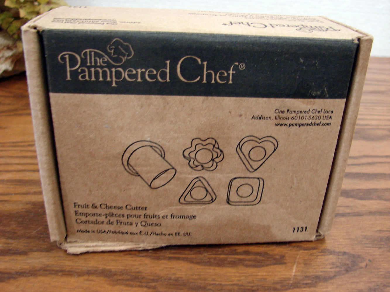 Brand New Pampered Chef Fruit Cheese Shape Cutters #1131 - Image 2