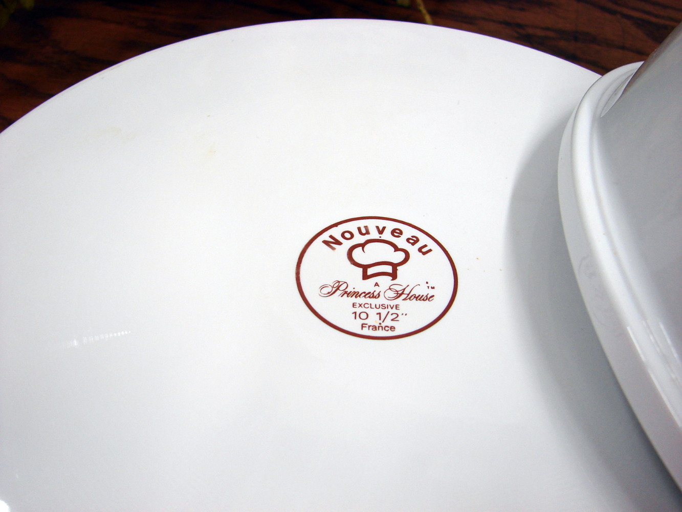 Set/2 Princess House Nouveau White Ceramic Cookware 8" and 10 1/2" Skillet - Image 2