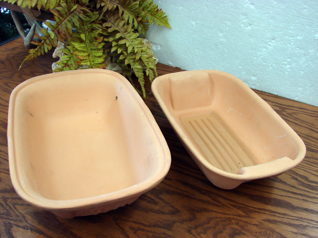 Vintage Rival Romertopf Terra Cotta Clay Roaster Baker Naturelles 4673 Marker Name - Image 2