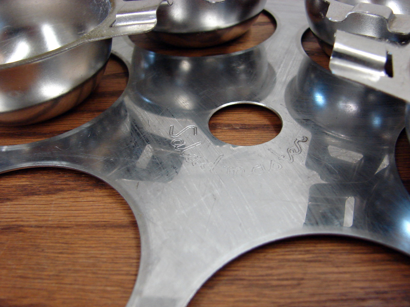 Vintage SaladMaster 10 1/2" Stainless Steel Egg Poacher Accessory for Skillet Pans - Image 2