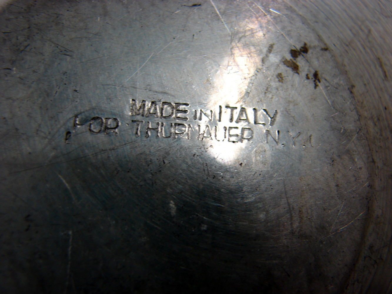Vintage Italy for Thurnauer NYC Victorian Tin 2 Part Steamed Pudding Mold - Image 3