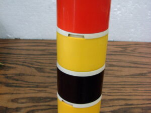 4 Section Vintage Tupperware Stack Spice Shakers Camping Harvest Colors