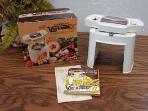 Brand New Vintage Popeil's Veg-O-Matic II Food Dicer Cutter in Original Box