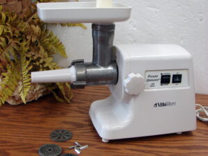 Complete VillaWare Classic Italian #5265-05 Electronic Power Meat Food Grinder Tested