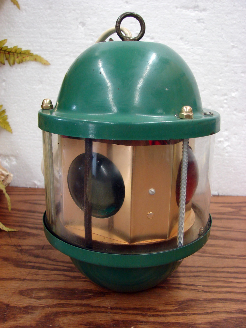 Vintage 1960 Swiss Golden Beacon Revolving Multi Colored Disco Party Lamp Tested - Image 2