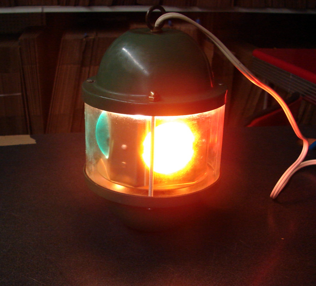Vintage 1960 Swiss Golden Beacon Revolving Multi Colored Disco Party Lamp Tested - Image 4
