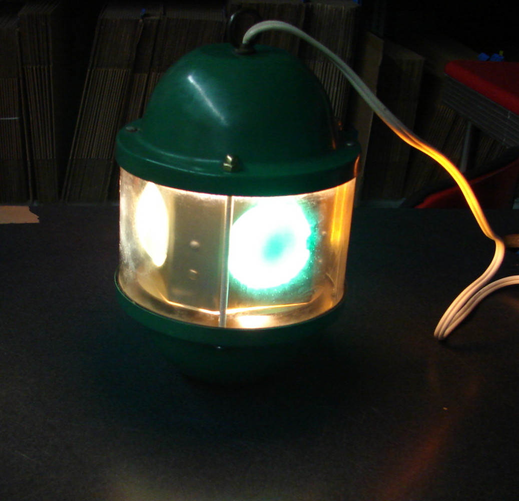 Vintage 1960 Swiss Golden Beacon Revolving Multi Colored Disco Party Lamp Tested - Image 5