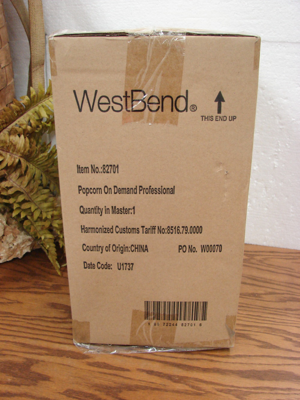 Brand New West Bend Popcorn on Demand Professional #82701 Sealed Box - Image 2