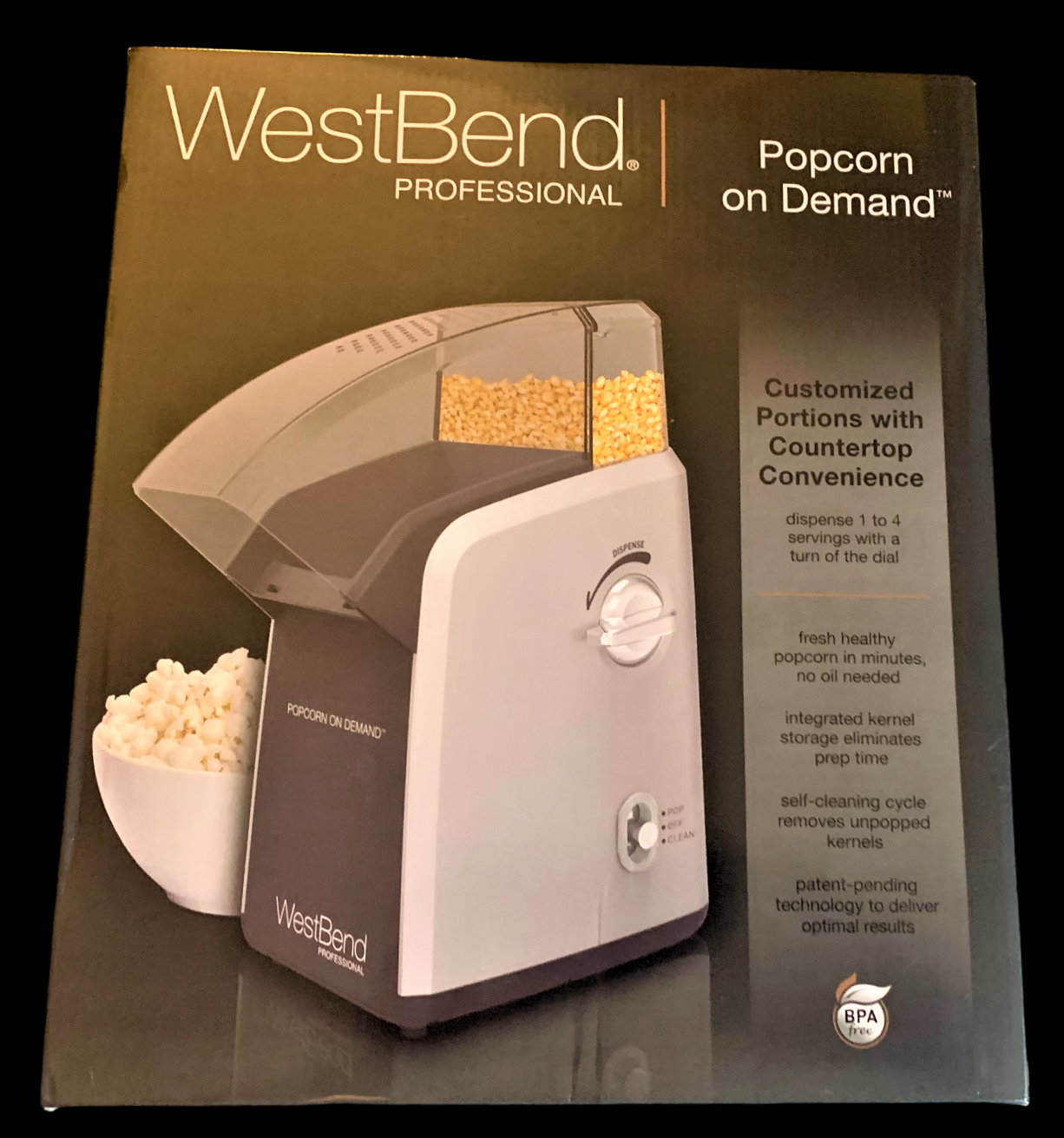 Brand New West Bend Popcorn on Demand Professional #82701 Sealed Box - Image 4