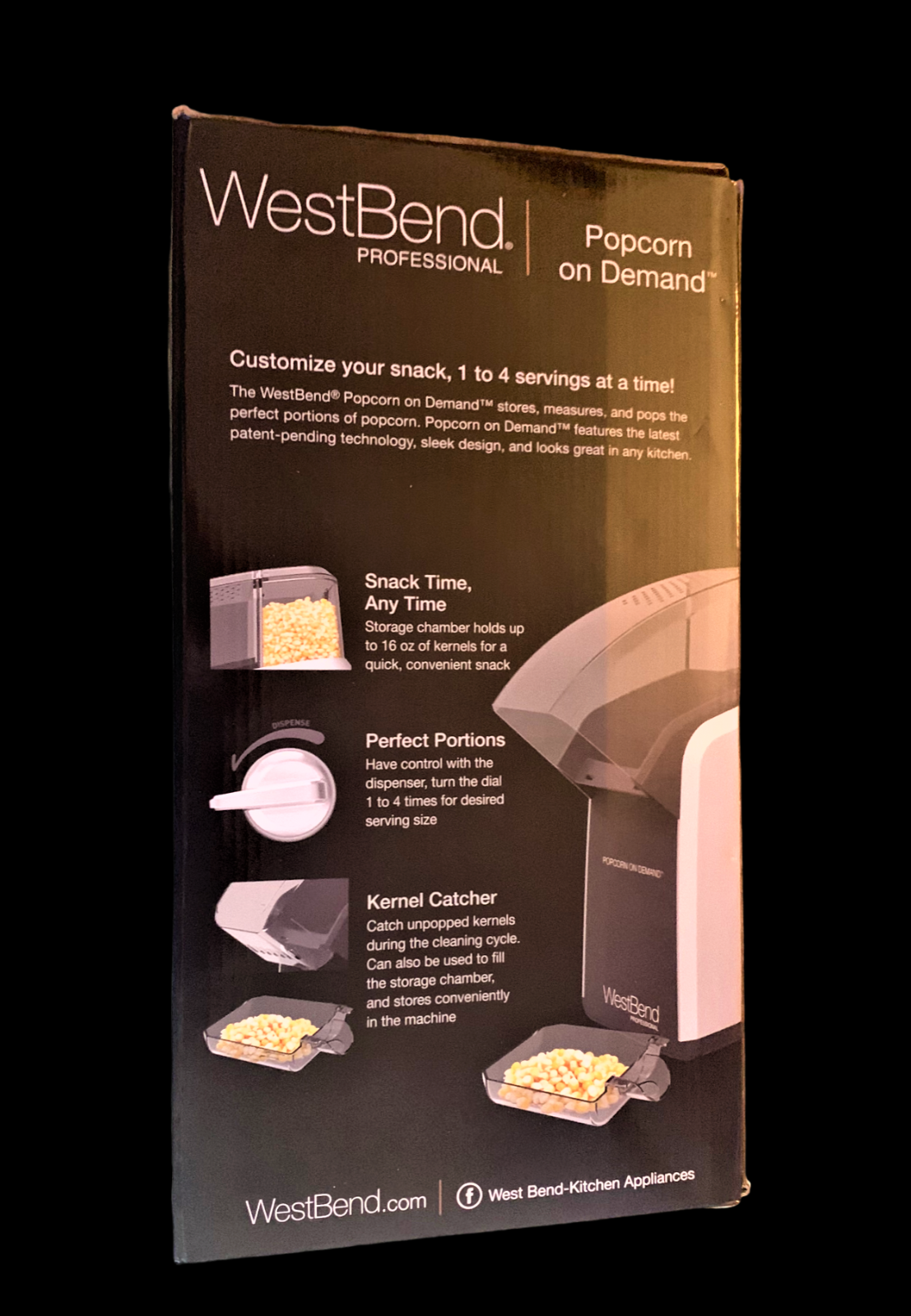 Brand New West Bend Popcorn on Demand Professional #82701 Sealed Box - Image 3