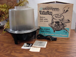 Vintage West Bend Butter Top WestMark #21864 Popcorn Popper w/ Box