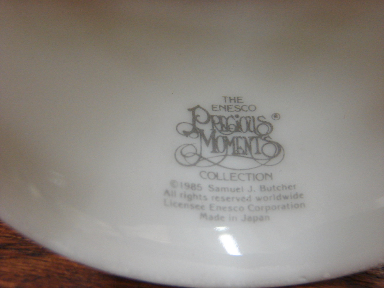 Set/12 Retired Enesco Precious Moments Monthly Bell Heart Handle Porcelain Samuel Butcher - Image 4