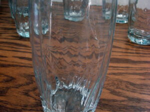Set/8 Vintage Anchor Hocking Central Park Flat Ice Tea Glasses