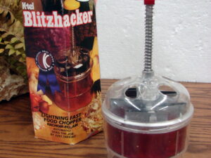 Vintage K-tel Blitzhacker Self Cleaning Food Chopper Swiss Design