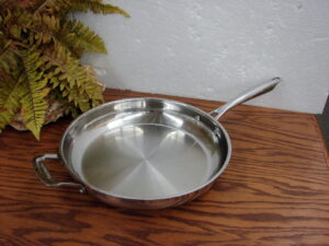 Cuisinart Stainless Steel High Impact Induction Ready 12" Skillet Fry Pan #8922-30H
