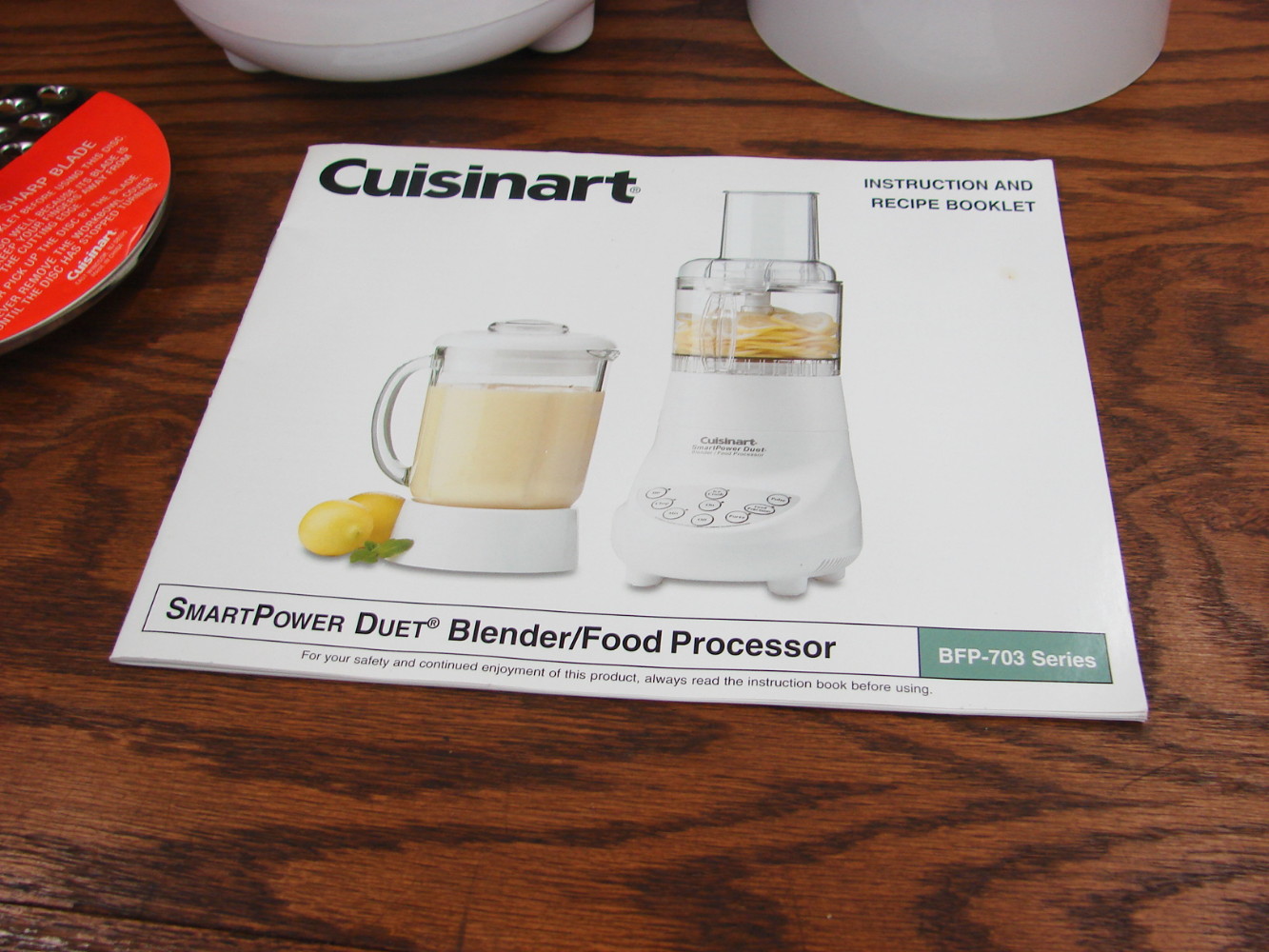 Like New Cuisinart SmartPower Duet Blender Food Processor BFP-703 Tested Working - Image 2