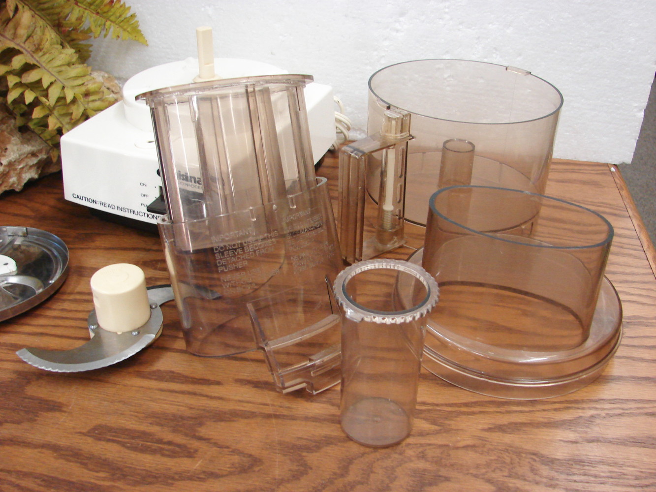 Vintage Cuisinart DLC-10E Food Processor 4 Blades Disc Tested Working - Image 2