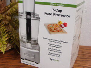 Brand New Cuisinart 7 Cup Elite MFP-108BC Food Processor Simple To Use On Off Pulse Buttons