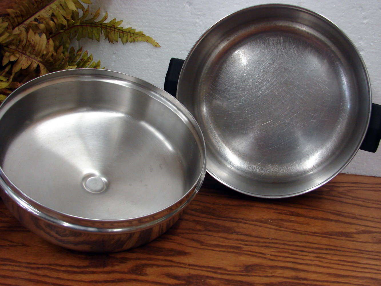 Vintage Farberware Stock Pot 5 Qt Stainless Steel Aluminum Clad Cookware - Image 2