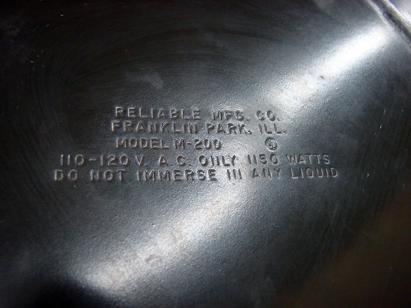 Vintage Electric Deep Fryer Slow Cooker Reliable Hy-Fry Chrome Tan M-200 Like New - Image 3
