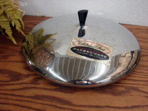 Vintage Farberware Stainless Steel Lid Only w/ Label 12"
