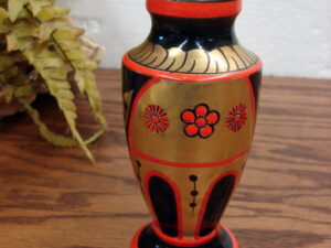 Vintage 1920's Noritake Art Deco Gold Trim Muffineer Sugar Shaker 6 1/2"