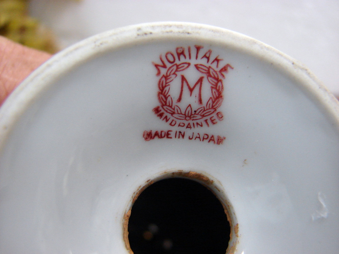 Vintage 1920's Noritake Art Deco Gold Trim Muffineer Sugar Shaker 6 1/2" - Image 3