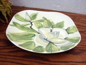 Vintage Red Wing Pottery Magnolia Dinnerware Dinner Plate