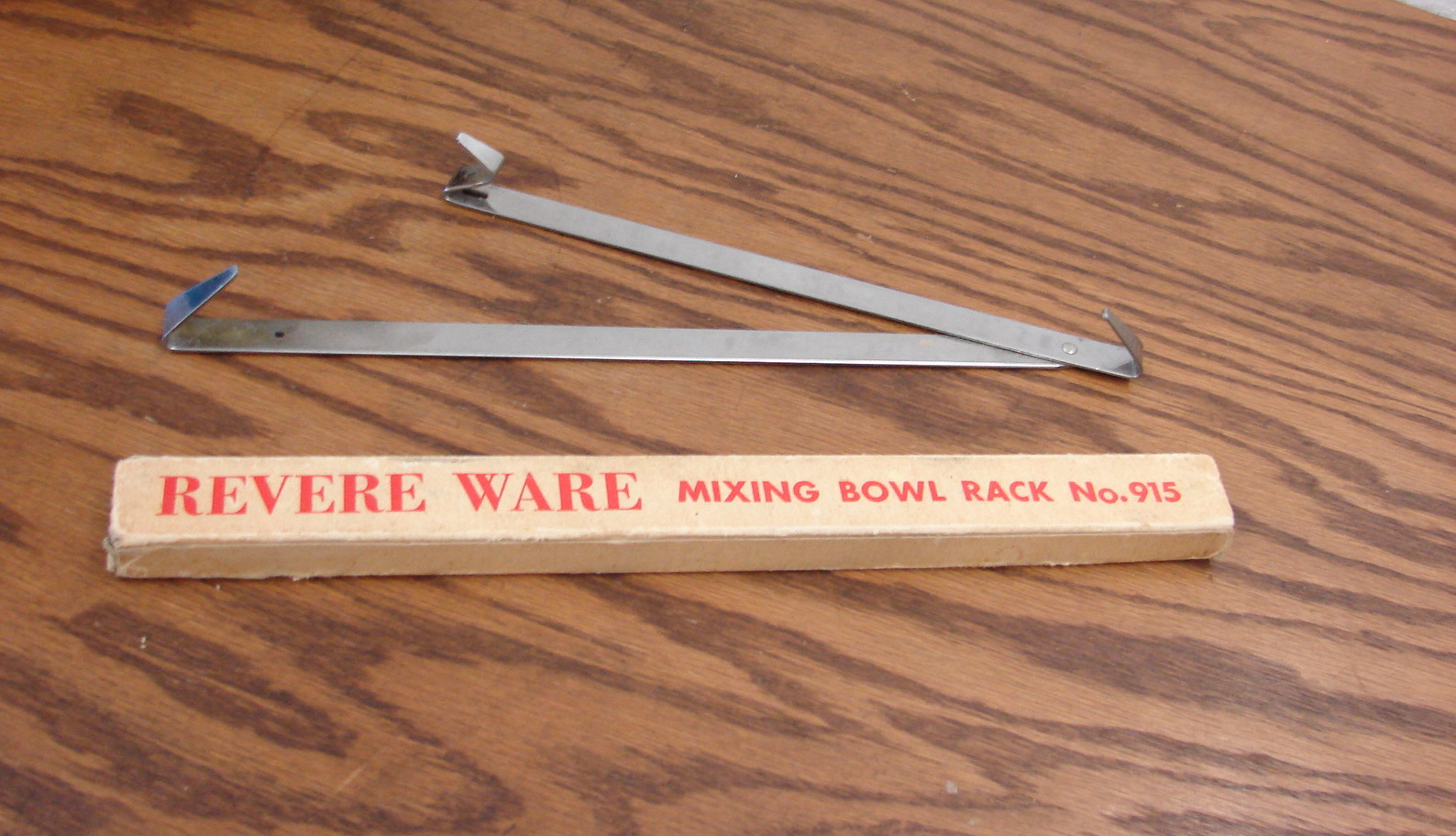 Vintage Revere Ware Mixing Bowl Rack No. 915 Hanging Hook Rack w/ Box